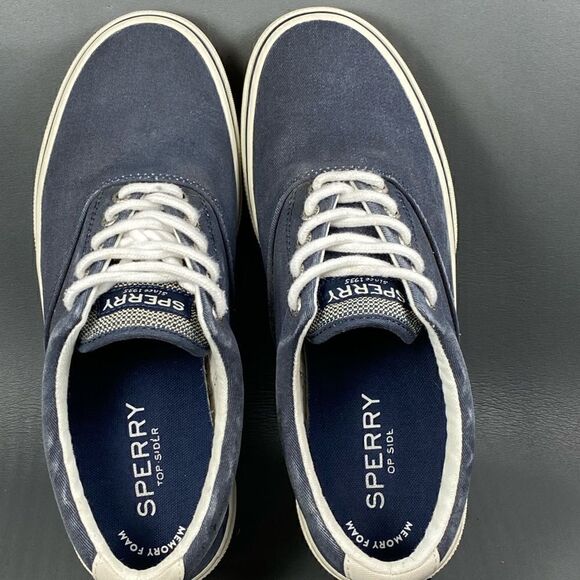 MEN'S SPERRY HALYARD CVO SNEAKERS shoes size 9 - Picture 5 of 8